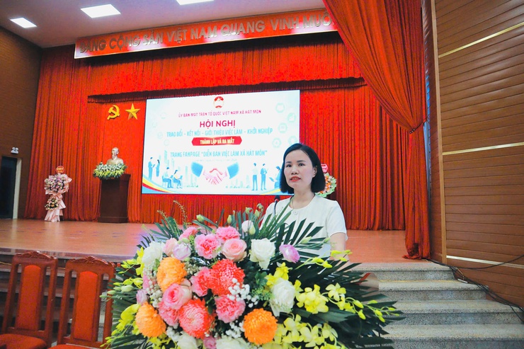 Xã Hát Môn ra mắt Fanpage “Diễn đàn việc làm”, kết nối tuyển dụng và hỗ trợ khởi nghiệp- Ảnh 6.