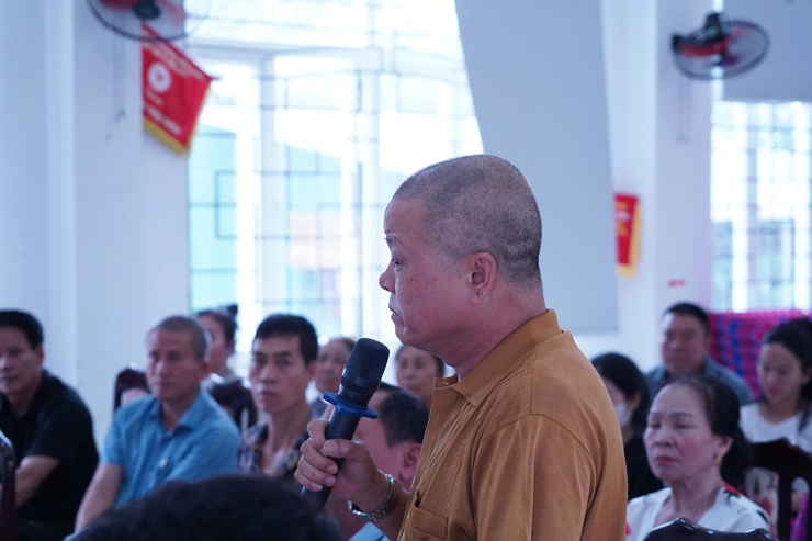 Phường Chương Mỹ đối thoại, tiếp thu ý kiến người dân về phương án bồi thường, hỗ trợ, tái định cư Dự án cải tạo, nâng cấp Quốc lộ 6 tại TDP Yên Phúc- Ảnh 5.