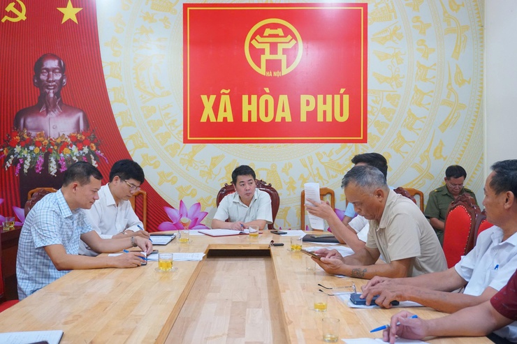 Hội nghị Ban chỉ đạo công tác quản lý giết mổ, vận chuyển, kinh doanh động vật, sản phẩm động vật trên địa bàn xã Hoà Phú- Ảnh 4.