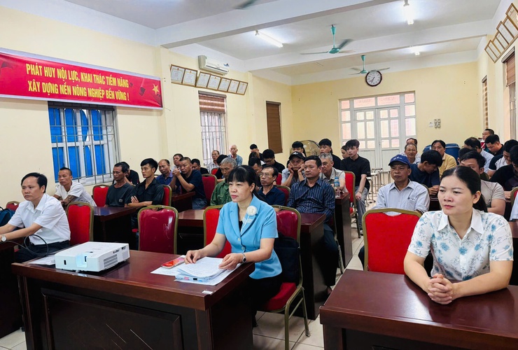 Phúc Thọ tập huấn cho lực lượng tuần tra, canh gác bảo vệ trên các điểm canh đê năm 2026- Ảnh 2.