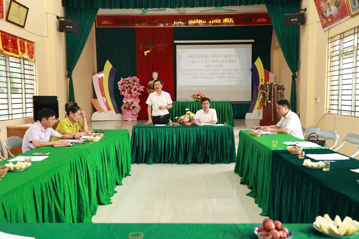 KHẢO SÁT THỰC TẾ HỆ THỐNG NHÀ VĂN HÓA PHỤC VỤ SINH HOẠT CỘNG ĐỒNG TRÊN ĐỊA BÀN XÃ ỨNG THIÊN   - Ảnh 1.