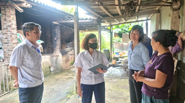ĐOÀN CÔNG TÁC SỐ 1 CỦA SỞ NÔNG NGHIỆP VÀ MÔI TRƯỜNG HÀ NỘI LÀM VIỆC VỚI XÃ PHƯỢNG DỰC VỀ CÔNG TÁC QUẢN LÝ GIẾT MỔ, KINH DOANH ĐỘNG VẬT- Ảnh 1.