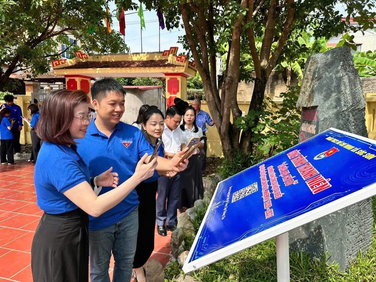 TUỔI TRẺ XÃ SÓC SƠN TIÊN PHONG CHUYỂN ĐỔI SỐ, LAN TỎA GIÁ TRỊ DI SẢN VĂN HÓA – LỊCH SỬ THÔNG QUA CÔNG TRÌNH THANH NIÊN "SỐ HÓA ĐỊA CHỈ ĐỎ- Ảnh 6.