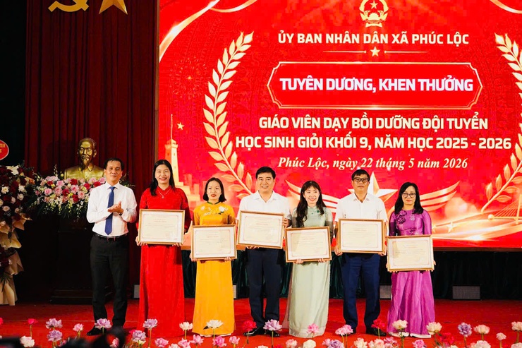 Phúc Lộc tuyên dương, khen thưởng cho 270 học sinh có thành tích tiêu biểu xuất sắc năm học 2025 - 2026- Ảnh 14.