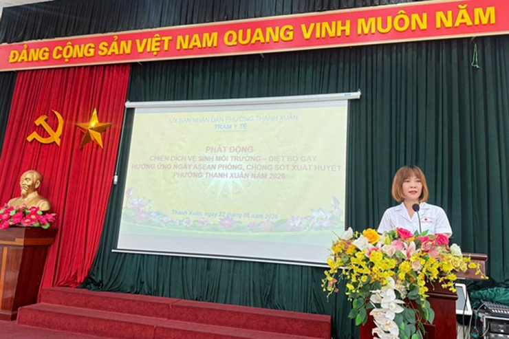 Phường Thanh Xuân tổ chức các hoạt động hưởng ứng Ngày ASEAN phòng chống sốt xuất huyết lần thứ 16 năm 2026- Ảnh 1.