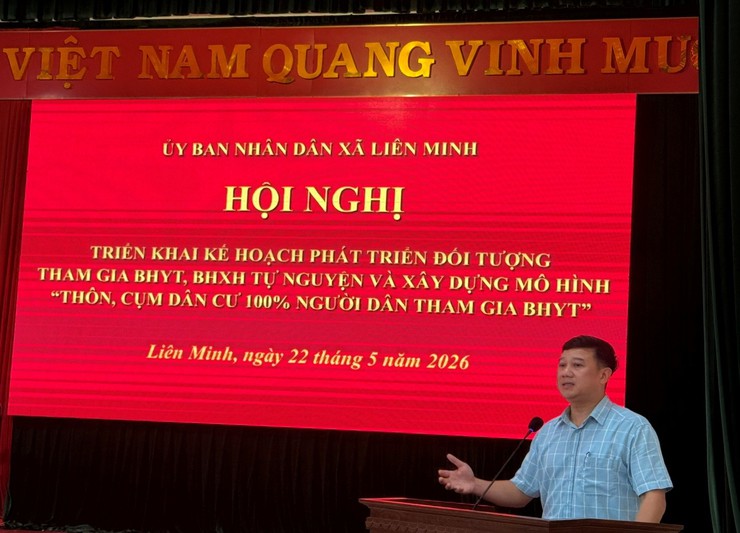 Hội nghị triển khai kế hoạch phát triển đối tượng tham gia BHXH, BHYT và mô hình “Thôn, cụm dân cư 100%  người dân tham gia bảo hiểm y tế”
- Ảnh 2.