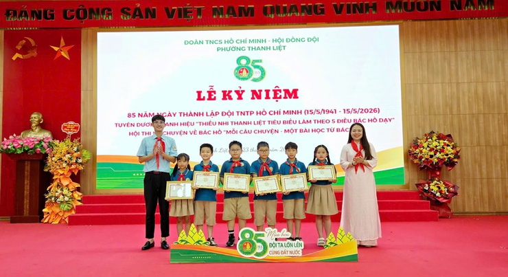 Thiếu nhi Thanh Liệt vững bước trong kỷ nguyên mới- Ảnh 12.