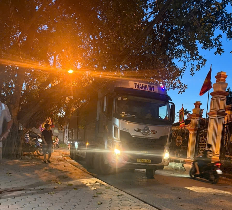 Nam Phù khẩn trương xử lý cây xanh gãy đổ trong đêm, đảm bảo an toàn giao thông tại thôn Tự Khoát- Ảnh 2.