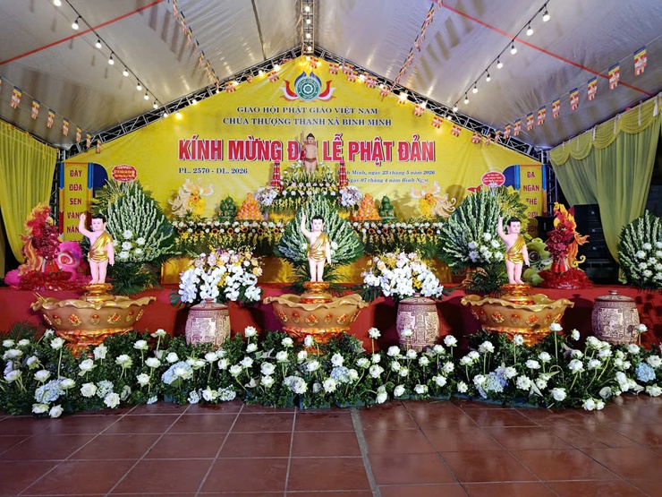 ĐẠI LỄ PHẬT ĐẢN NĂM 2026 TẠI XÃ BÌNH MINH: TRANG NGHIÊM, Ý NGHĨA, LAN TỎA TINH THẦN TỪ BI, ĐOÀN KẾT- Ảnh 4.