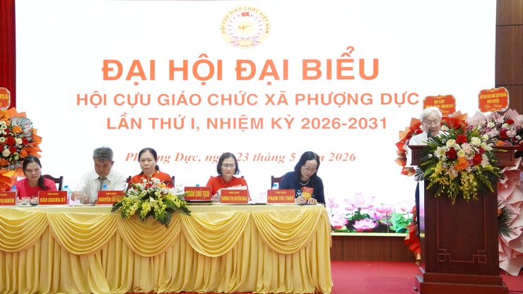 Đại hội Hội Cựu giáo chức xã Phượng Dực lần thứ I, nhiệm kỳ 2026-2031 thành công tốt đẹp- Ảnh 4.