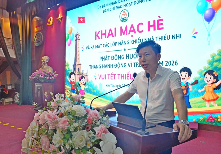 SƠN TÂY KHAI MẠC HOẠT ĐỘNG HÈ- Ảnh 1.
