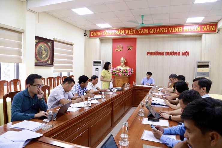 HĐND phường Dương Nội khảo sát công tác quản lý, khai thác chợ- Ảnh 2.