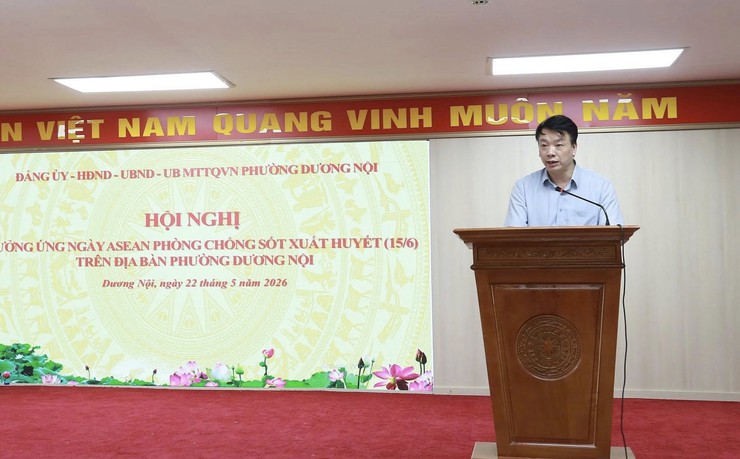 Phường Dương Nội phát động hưởng ứng Ngày ASEAN phòng chống sốt xuất huyết- Ảnh 1.