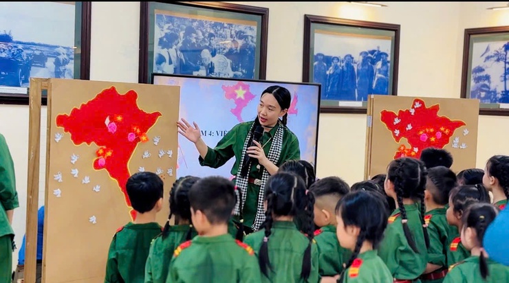 HÀNH TRÌNH VỀ ĐỊA CHỈ ĐỎ TẠI KHU DI TÍCH CÁCH MẠNG TRUNG GIÃ.- Ảnh 7.