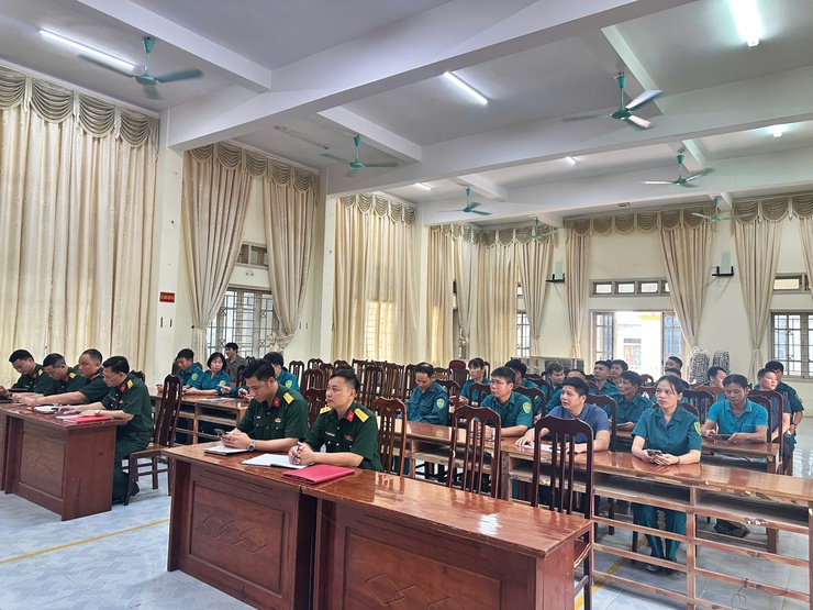 Ban Chỉ huy quân sự xã Phú Nghĩa tổ chức giao ban tháng 5, triển khai nhiệm vụ tháng 6- Ảnh 3.