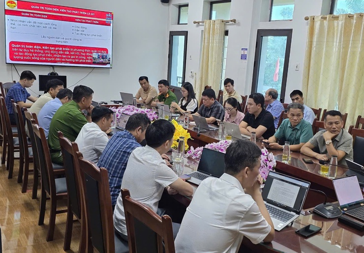  XÃ DÂN HOÀ THAM DỰ HỘI NGHỊ TẬP HUẤN TRỰC TUYẾN BỒI DƯỠNG NÂNG CAO NĂNG LỰC, XỬ LÝ TÌNH HUỐNG THỰC TIỄN ĐỐI VỚI ĐỘI NGŨ CÁN BỘ CƠ SỞ- Ảnh 2.