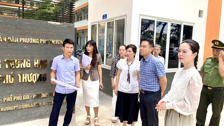 Phường Phú Thượng tăng cường kiểm tra, sẵn sàng phục vụ Kỳ thi tuyển sinh vào lớp 10 THPT năm học 2026 – 2027- Ảnh 1.