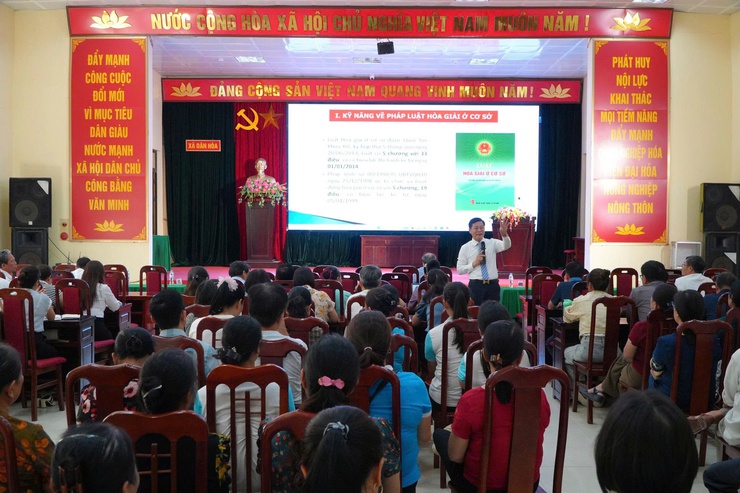 DÂN HÒA TẬP HUẤN KỸ NĂNG HÒA GIẢI Ở CƠ SỞ NĂM 2026- Ảnh 6.