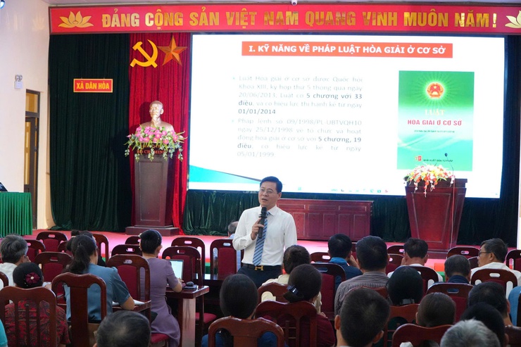 DÂN HÒA TẬP HUẤN KỸ NĂNG HÒA GIẢI Ở CƠ SỞ NĂM 2026- Ảnh 1.