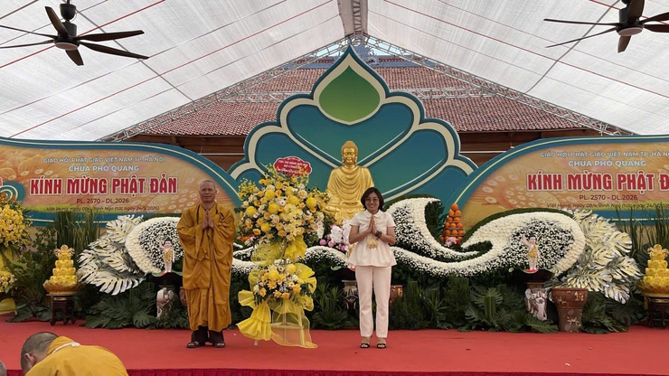Đại lễ Phật đản PL.2570 tại Chùa Phổ Quang: Cầu quốc thái dân an, thắt chặt khối đại đoàn kết toàn dân tộc- Ảnh 10.