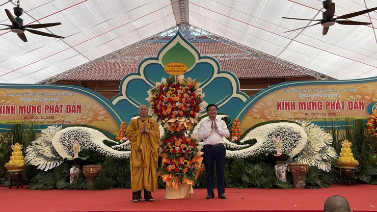 Đại lễ Phật đản PL.2570 tại Chùa Phổ Quang: Cầu quốc thái dân an, thắt chặt khối đại đoàn kết toàn dân tộc- Ảnh 7.
