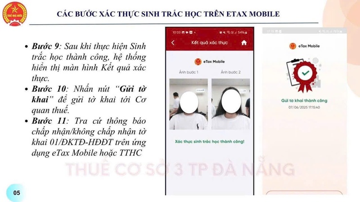 Thực hiện sinh trắc học đối với thủ tục đăng ký/thay đổi thông tin đăng ký hóa đơn điện tử- Ảnh 7.