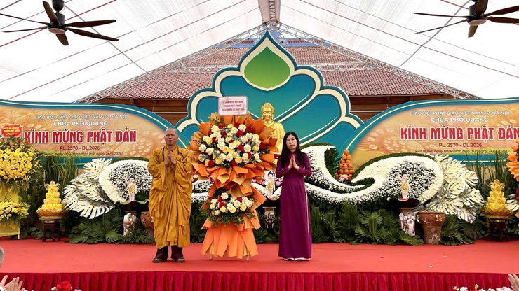 Đại lễ Phật đản PL.2570 tại Chùa Phổ Quang: Cầu quốc thái dân an, thắt chặt khối đại đoàn kết toàn dân tộc- Ảnh 9.