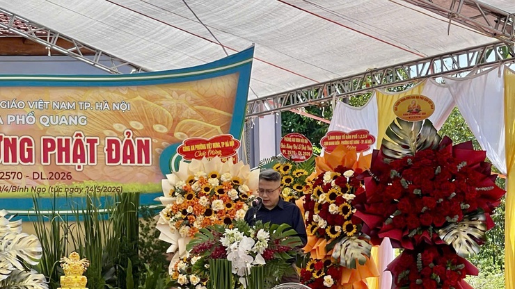 Đại lễ Phật đản PL.2570 tại Chùa Phổ Quang: Cầu quốc thái dân an, thắt chặt khối đại đoàn kết toàn dân tộc- Ảnh 4.