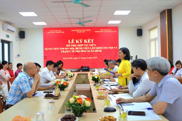 Phường Xuân Đỉnh: tăng cường liên kết y tế cơ sở, nâng cao chất lượng chăm sóc sức khỏe Nhân dân- Ảnh 1.