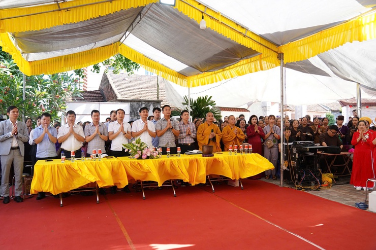 Ban đại diện Phật giáo liên xã Ba Vì phối hợp với Tiểu Ban quản lý di tích chùa Xóm Hạ (Chùa Phúc Thủy), xã Minh Châu thành kính tổ chức Đại lễ Phật đản Phật lịch 2570 - Dương lịch 2026- Ảnh 3.