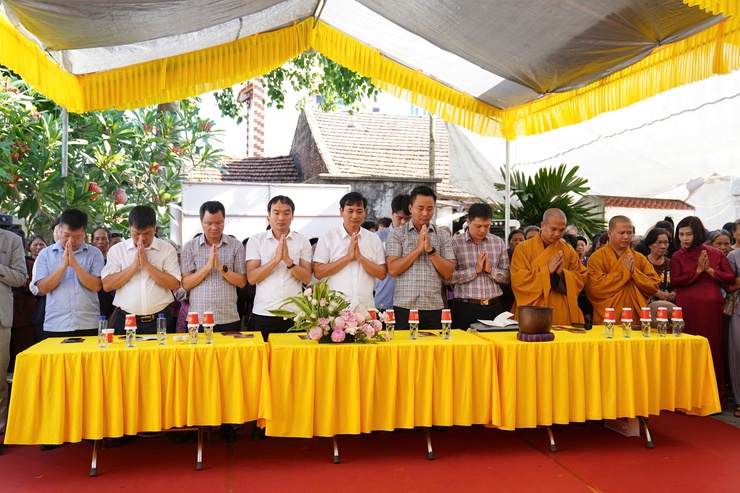 Ban đại diện Phật giáo liên xã Ba Vì phối hợp với Tiểu Ban quản lý di tích chùa Xóm Hạ (Chùa Phúc Thủy), xã Minh Châu thành kính tổ chức Đại lễ Phật đản Phật lịch 2570 - Dương lịch 2026- Ảnh 8.