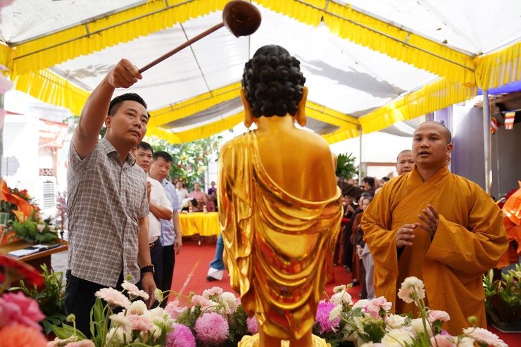Ban đại diện Phật giáo liên xã Ba Vì phối hợp với Tiểu Ban quản lý di tích chùa Xóm Hạ (Chùa Phúc Thủy), xã Minh Châu thành kính tổ chức Đại lễ Phật đản Phật lịch 2570 - Dương lịch 2026- Ảnh 9.