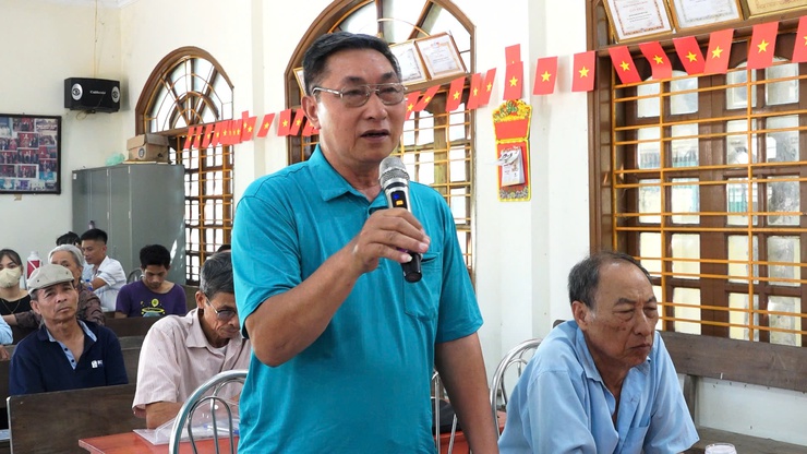 HỌP DÂN LẤY Ý KIẾN VỀ DỰ THẢO PHƯƠNG ÁN BỒI THƯỜNG, HỖ TRỢ GIẢI PHÓNG MẶT BẰNG THỰC HIỆN DỰ ÁN ĐẦU TƯ XÂY DỰNG KHU ĐÔ THỊ THỂ THAO OLYMPIC TRÊN ĐỊA BÀN THÔN TỪ CHÂU, XÃ DÂN HÒA, THÀNH PHỐ HÀ NỘI - Ảnh 5.