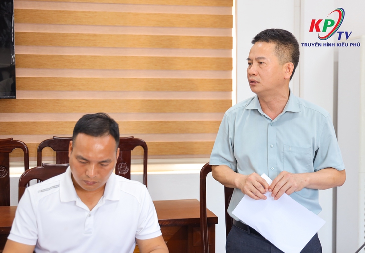 UBND XÃ KIỀU PHÚ LÀM VIỆC VỚI TỔ KIỂM TRA LIÊN NGÀNH VỀ CÔNG TÁC QUẢN LÝ GIẾT MỔ, VẬN CHUYỂN, KINH DOANH ĐỘNG VẬT VÀ SẢN PHẨM ĐỘNG VẬT- Ảnh 2.