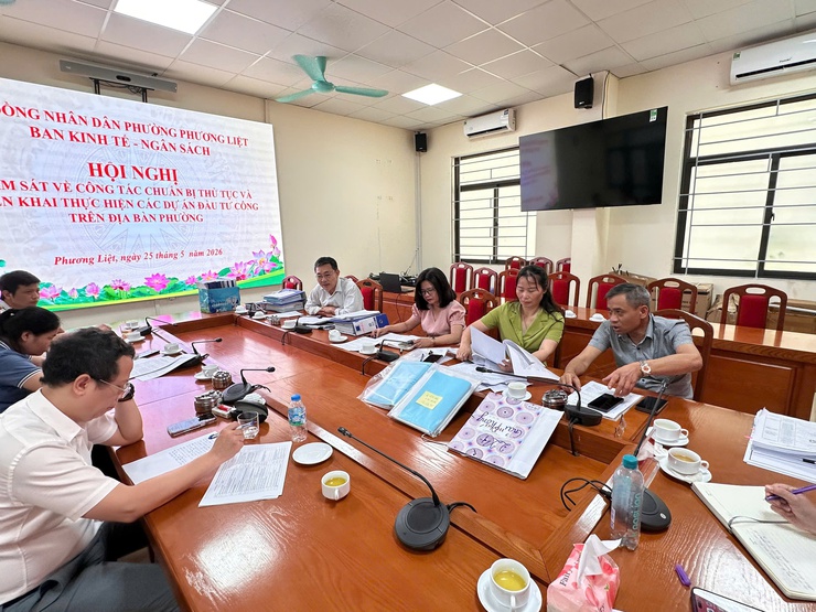 Ban Kinh tế - Ngân sách HĐND phường hoàn thành Chương trình giám sát chuyên đề về công tác chuẩn bị thủ tục và triển khai thực hiện các dự án đầu tư công trên địa bàn phường- Ảnh 1.