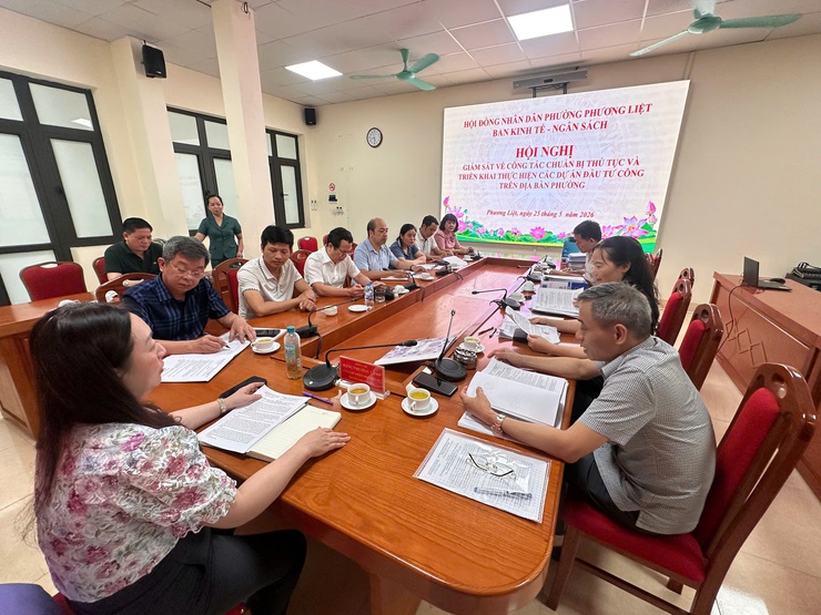 Ban Kinh tế - Ngân sách HĐND phường hoàn thành Chương trình giám sát chuyên đề về công tác chuẩn bị thủ tục và triển khai thực hiện các dự án đầu tư công trên địa bàn phường- Ảnh 5.