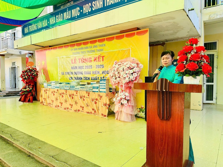 TRƯỜNG THCS TRƯỜNG THỊNH ĐẠT NHIỀU KẾT QUẢ NỔI BẬT TRONG NĂM HỌC 2025–2026- Ảnh 2.