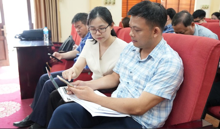 Xã Dương Hoà số hoá công tác quản trị hành chính, nâng cao năng lực thực thi công vụ - Ảnh 9.