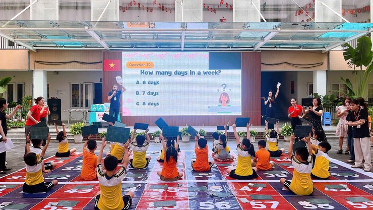 📚✨ THIẾU NHI PHƯỜNG BẠCH MAI TIÊN PHONG HỘI NHẬP QUỐC TẾ- Ảnh 7.