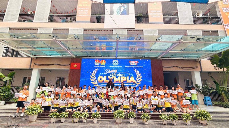 📚✨ THIẾU NHI PHƯỜNG BẠCH MAI TIÊN PHONG HỘI NHẬP QUỐC TẾ- Ảnh 2.
