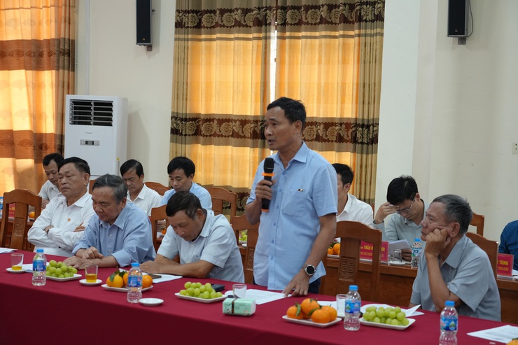 Đảng ủy xã Liên Minh lấy ý kiến về phương án sắp xếp thôn, cụm dân cư trên địa bàn xã- Ảnh 5.
