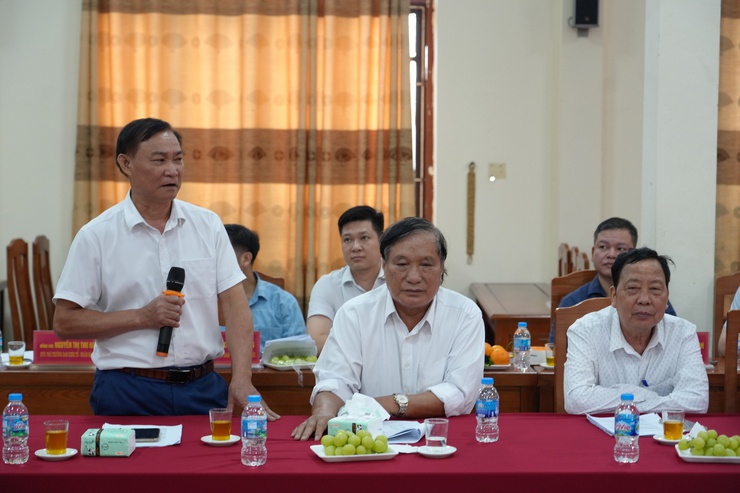 Đảng ủy xã Liên Minh lấy ý kiến về phương án sắp xếp thôn, cụm dân cư trên địa bàn xã- Ảnh 6.