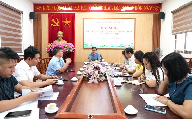 Bát Tràng kiểm điểm công tác tổ chức kỳ thi tuyển sinh vào lớp 10 Trung học phổ thông năm học 2026-2027- Ảnh 1.
