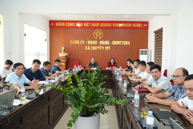 Chuyên Mỹ tham dự hội nghị trực tuyến toàn quốc bồi dưỡng nâng cao năng lực xử lý tính huống thực tiễn đối với độ ngũ cán bộ cơ sở- Ảnh 3.
