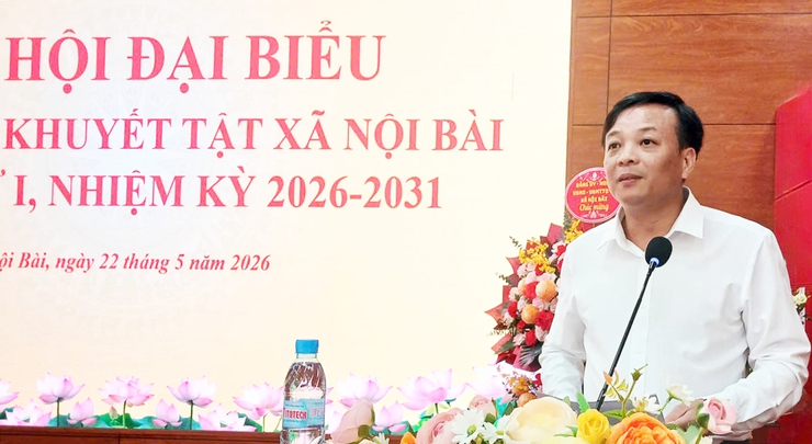 Đại hội đại biểu Hội Người khuyết tật xã Nội Bài lần thứ nhất, nhiệm kỳ 2026 - 2031- Ảnh 5.