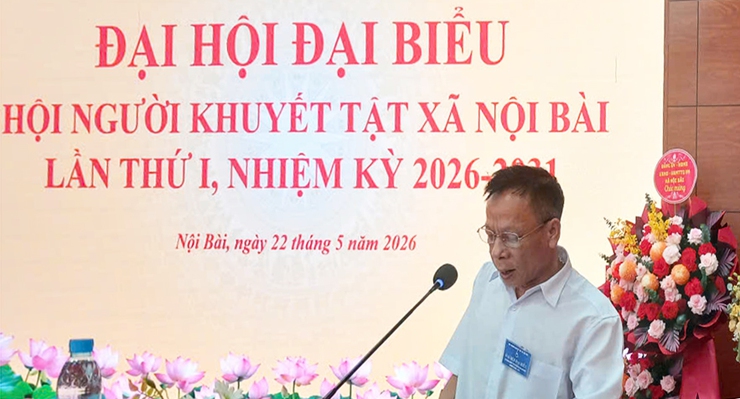 Đại hội đại biểu Hội Người khuyết tật xã Nội Bài lần thứ nhất, nhiệm kỳ 2026 - 2031- Ảnh 9.