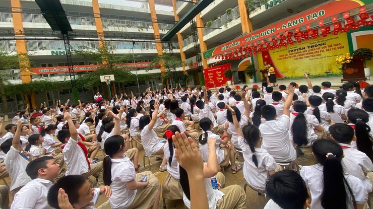 Phường Thanh Xuân tổ chức truyền thông dinh dưỡng 
và phát triển thể lực, tầm vóc cho học sinh Tiểu học năm 2026- Ảnh 4.