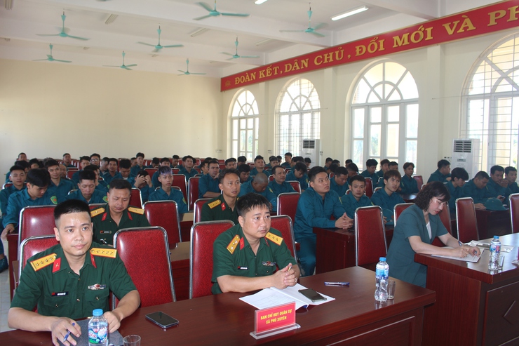 Khai mạc huấn luyện lực lượng Dân quân cơ động năm 2026- Ảnh 2.