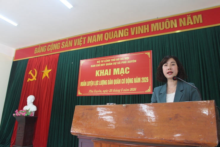Khai mạc huấn luyện lực lượng Dân quân cơ động năm 2026- Ảnh 3.