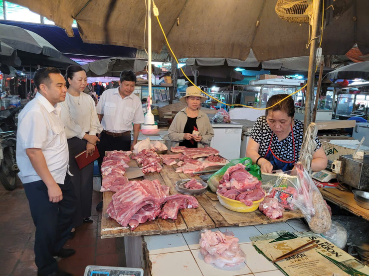 CHI CỤC CHĂN NUÔI, THỦY SẢN VÀ THÚ Y KIỂM TRA CÔNG TÁC QUẢN LÝ GIẾT MỔ, VẬN CHUYỂN, KINH DOANH ĐỘNG VẬT VÀ SẢN PHẨM ĐỘNG VẬT TRÊN ĐỊA BÀN PHƯỜNG PHÚ DIỄN- Ảnh 2.